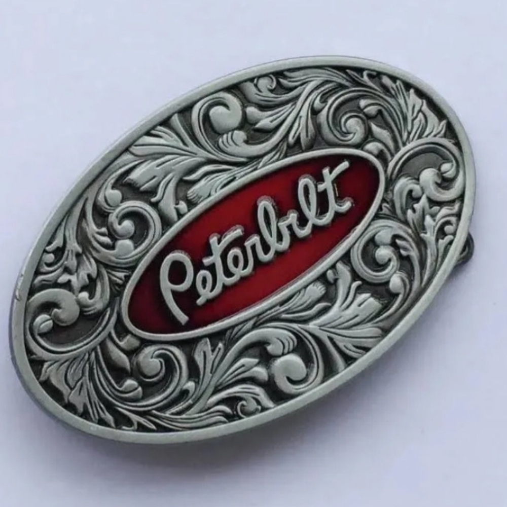 New Peterbilt truck trucking belt buckle